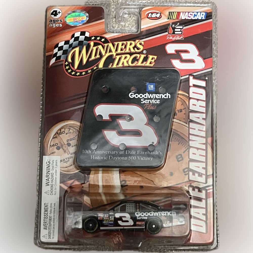 Winner’s Circle 1:64 Dale Earnhardt #3 – 10th Anniversary Daytona 500 Die-Cast